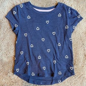 Cat & Jack Heart Blue Shirt